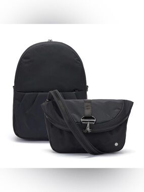 Pacsafe® CX Anti-Theft Convertible Backpack To Crossbody Bag Black